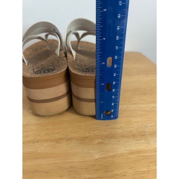 Reef Vista Higher Savanah Sandals - Whisper White - Size 7 - Picture 15 of 15